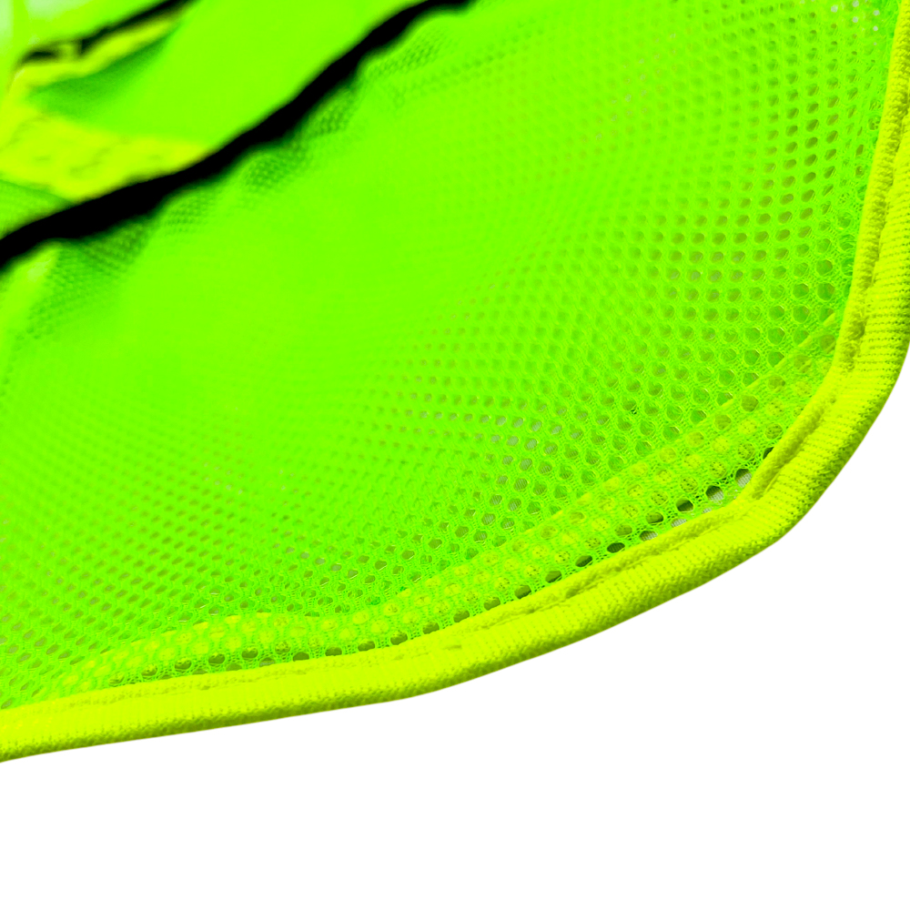 Chaleco de Malla Verde con bies de alta visibilidad