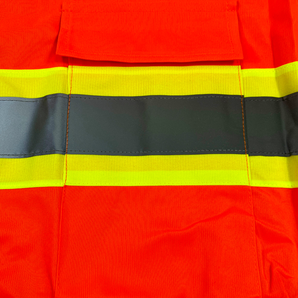 Chaleco MR tipo Rescatista alta visibilidad color Anaranjado