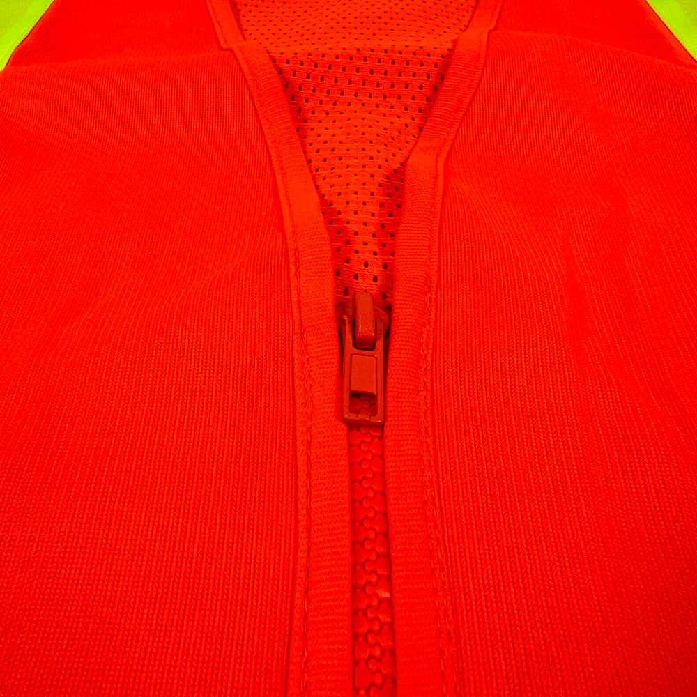 Chaleco MR tipo Rescatista alta visibilidad color Anaranjado