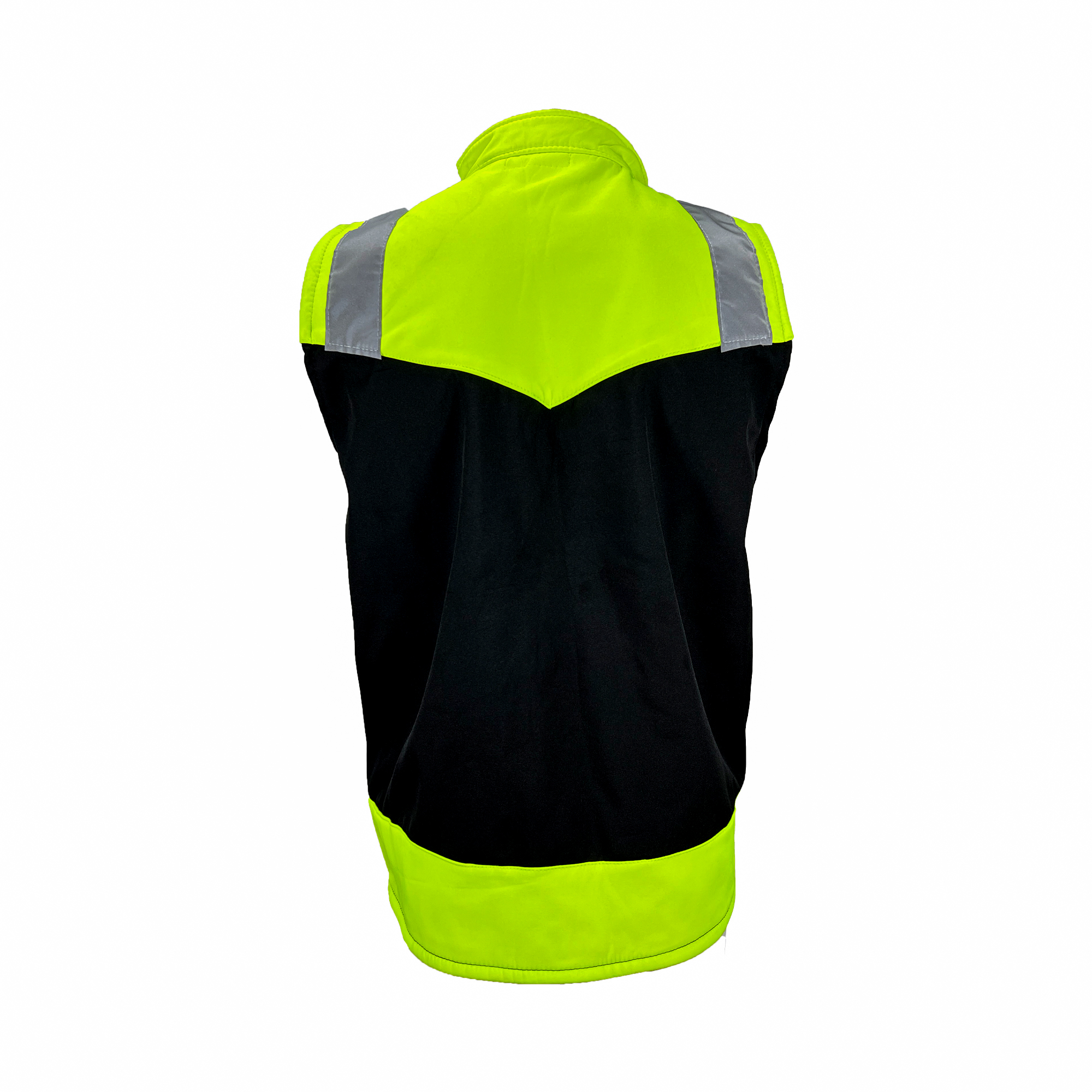 Chaleco Térmico Polar RYVSA tipo Brigadista bicolor Amarillo-Negr