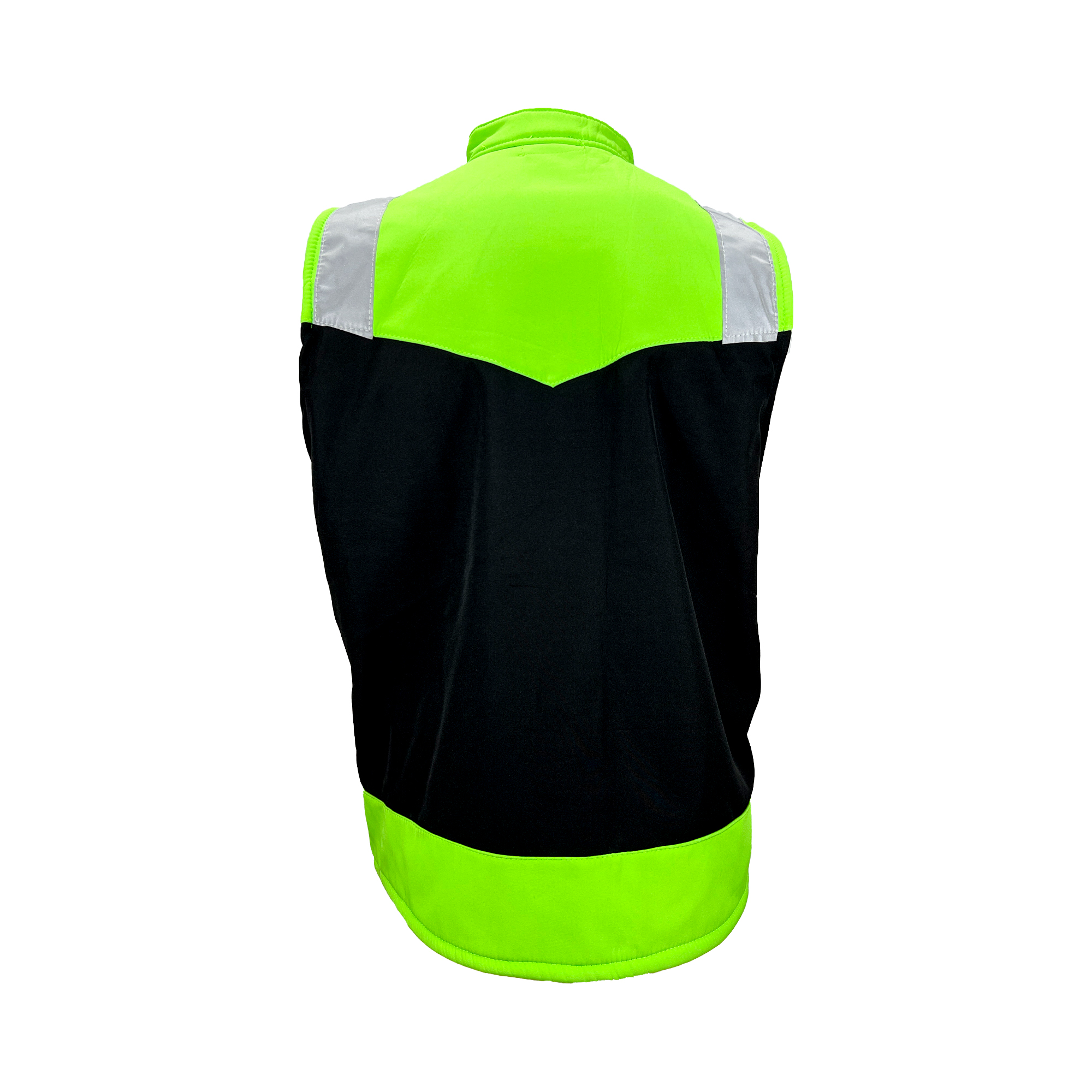Chaleco Térmico Polar RYVSA tipo Brigadista bicolor Verde-Negro