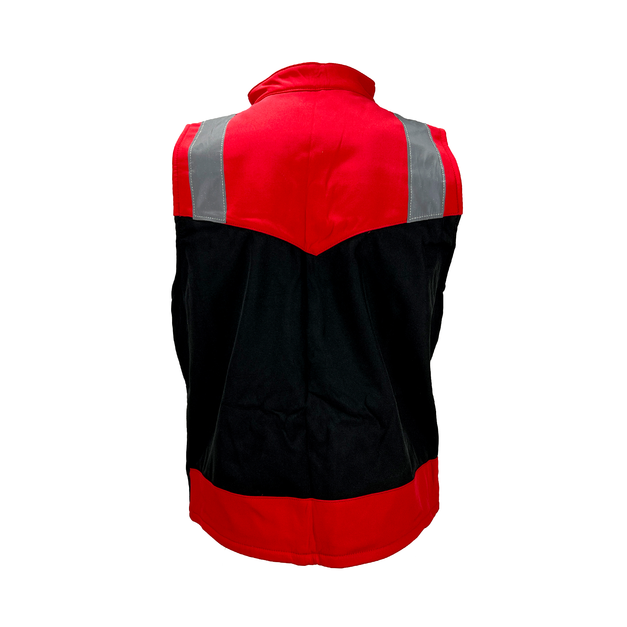 Chaleco Térmico Polar RYVSA tipo Brigadista bicolor Rojo-Negro