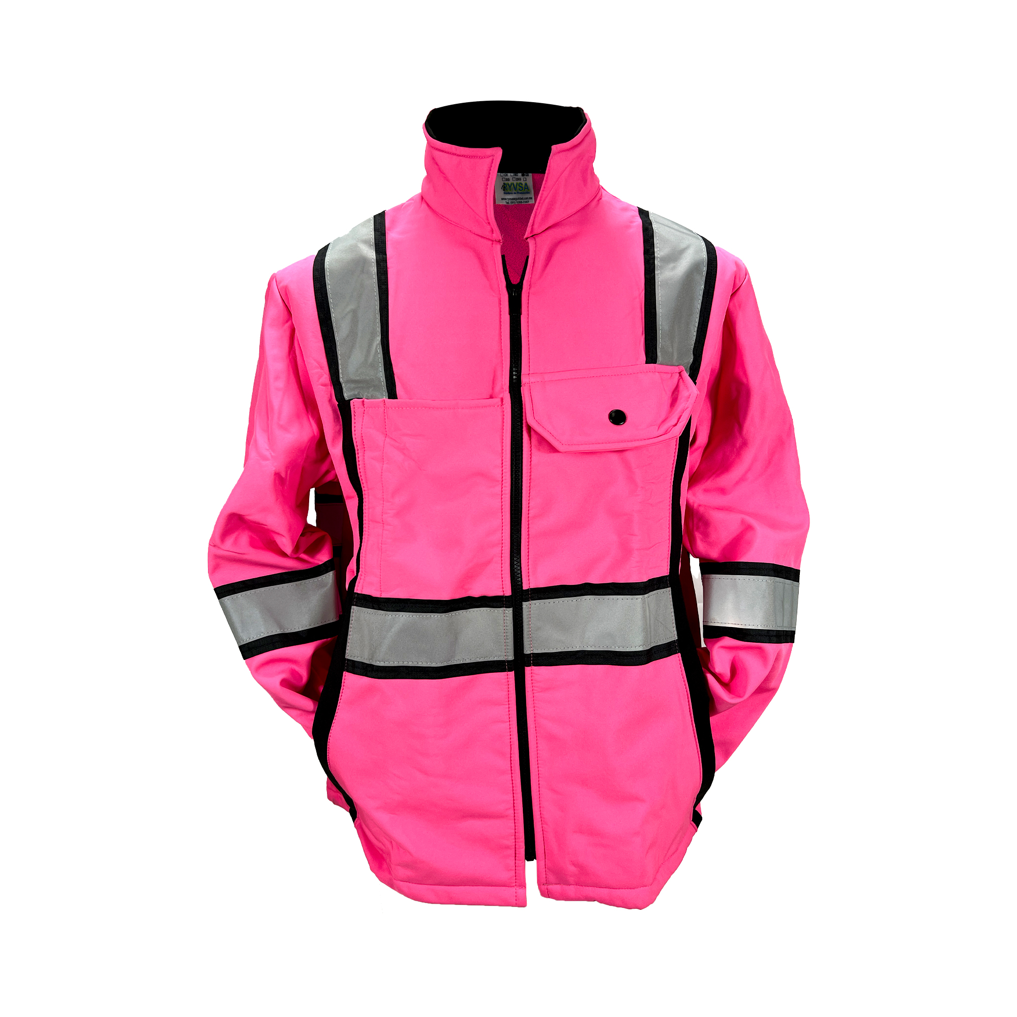 Chamarra Térmica RYVSA color Rosa con reflejante
