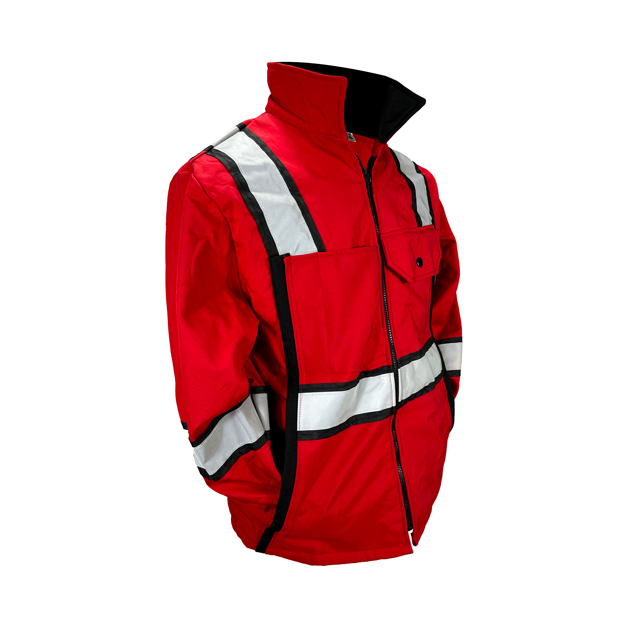 Chamarra Térmica RYVSA color Rojo con reflejante