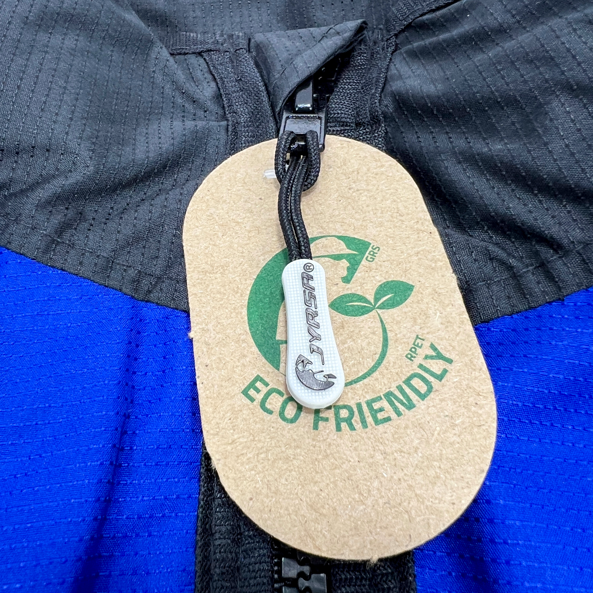 Chaleco JYRSA tipo Ejecutivo de Malla alta visibilidad Bicolor Azul Rey-Negro