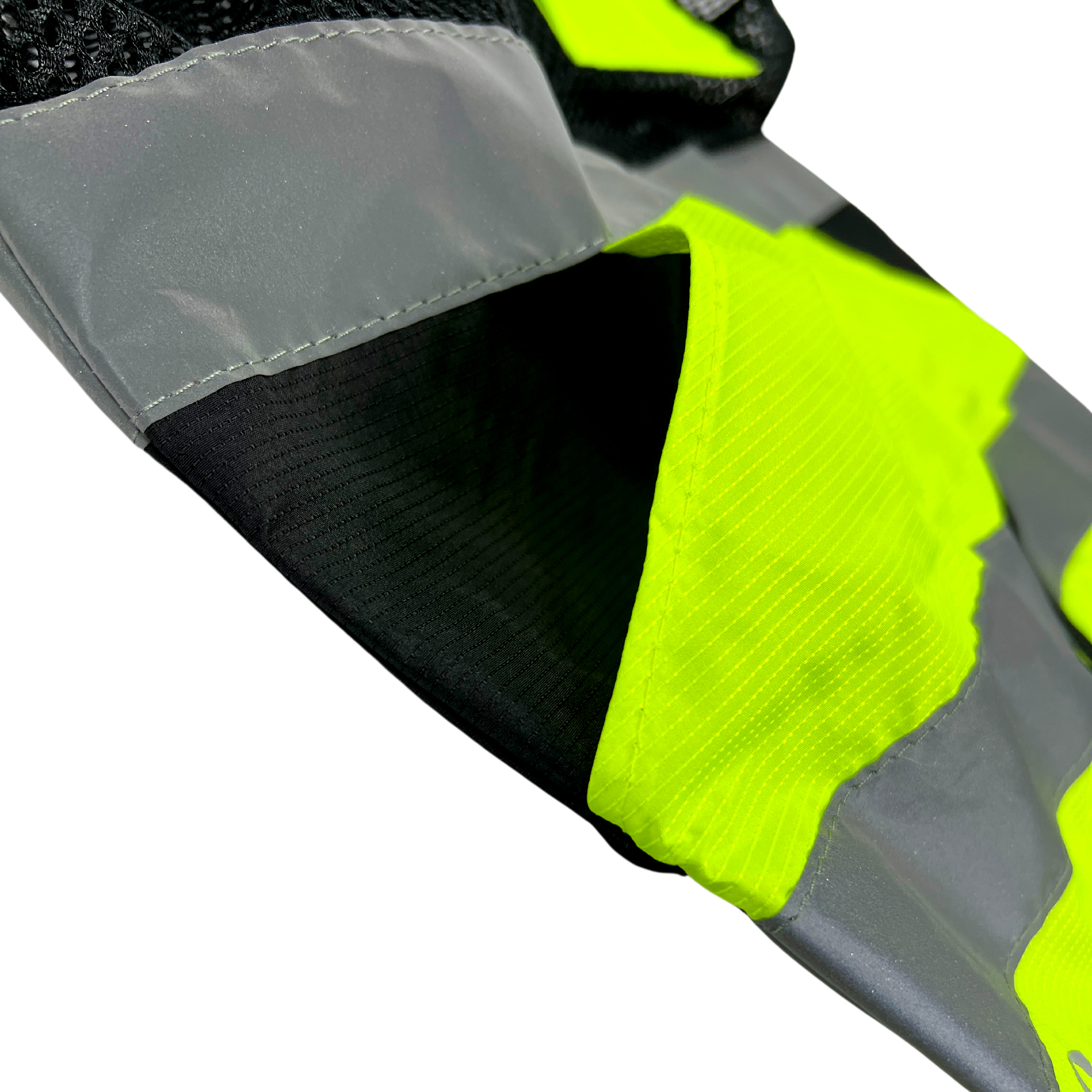 Chaleco JYRSA tipo Ejecutivo de Malla alta visibilidad Bicolor Amarillo-Negro