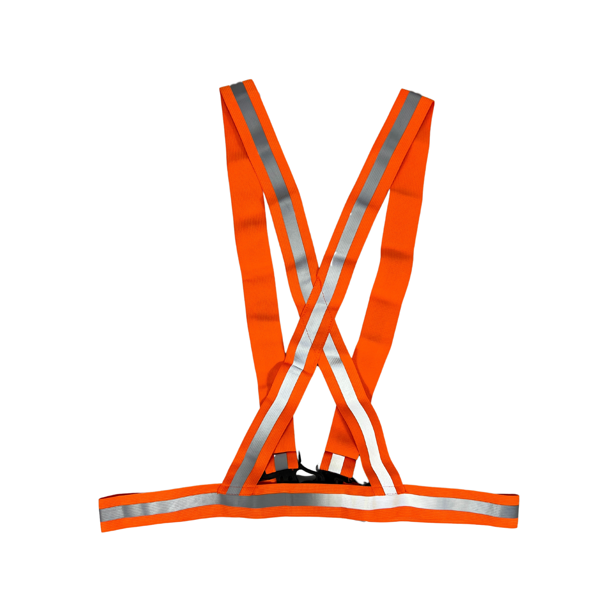 Chaleco Elástico tipo Carrilero color Anaranjado alta visibilidad con Reflejante